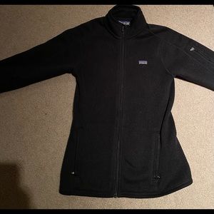 Patagonia black jacket, soft material, size XS